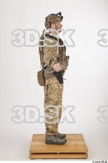 Soldier in American Army Military Uniform 0009